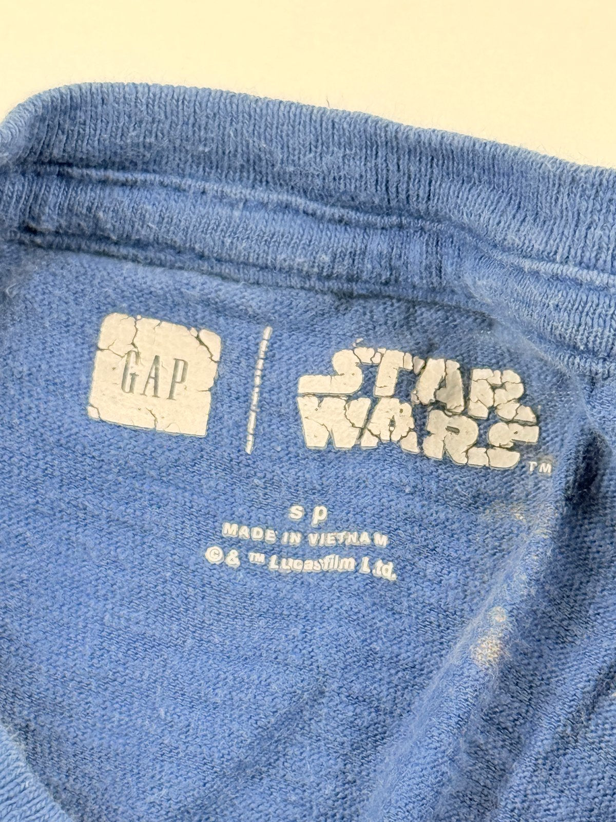 Gap Star Wars Blue Pocket T-Shirt Size S