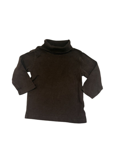 Gap Brown Cotton Long Sleeve Polo Size 10-11