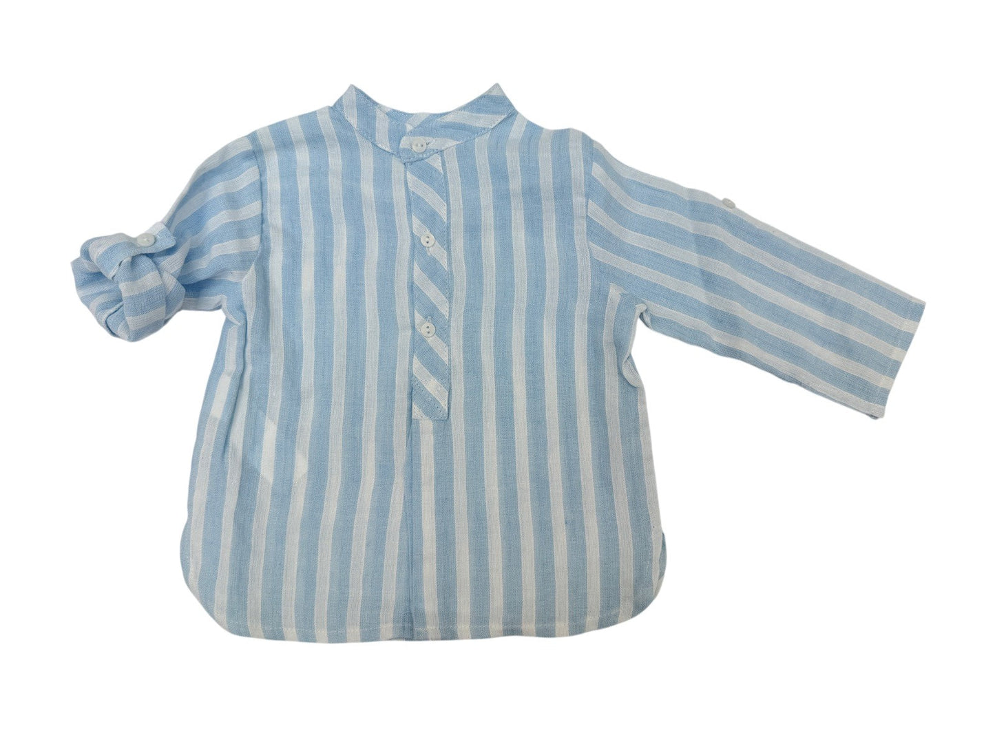 Coco Acqua Blue Stripe Romper 9m
