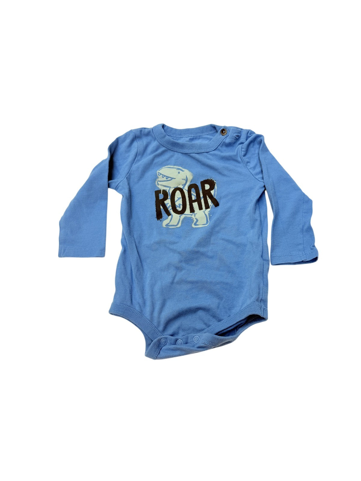 Joe Fresh Roar Dinosaur Bodysuit 6-12M