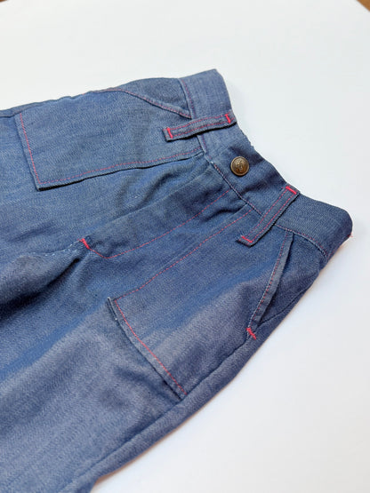 Vintage Buster Brown Denim Flare Pants Size 3/4