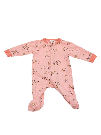 Gerber Pink Star Zip Sleeper Newborn