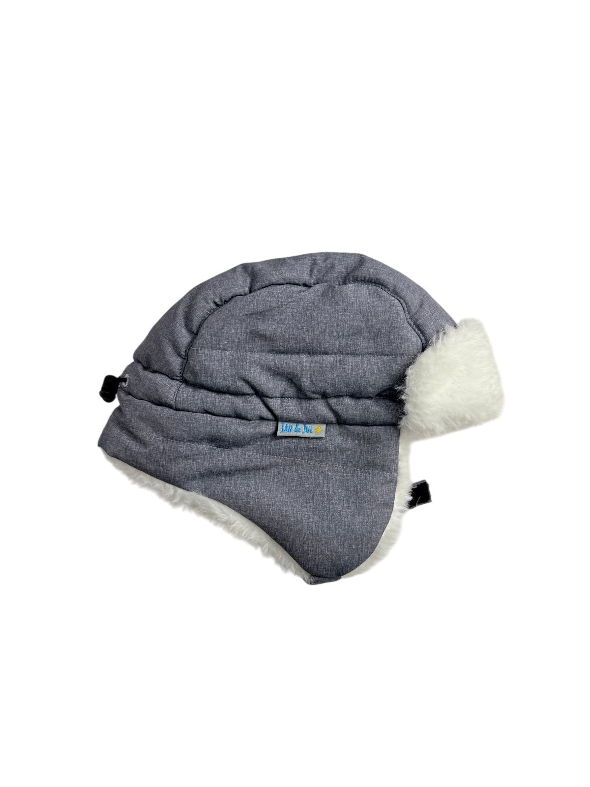 Jan & Jul Gray Trapper Hat Size M