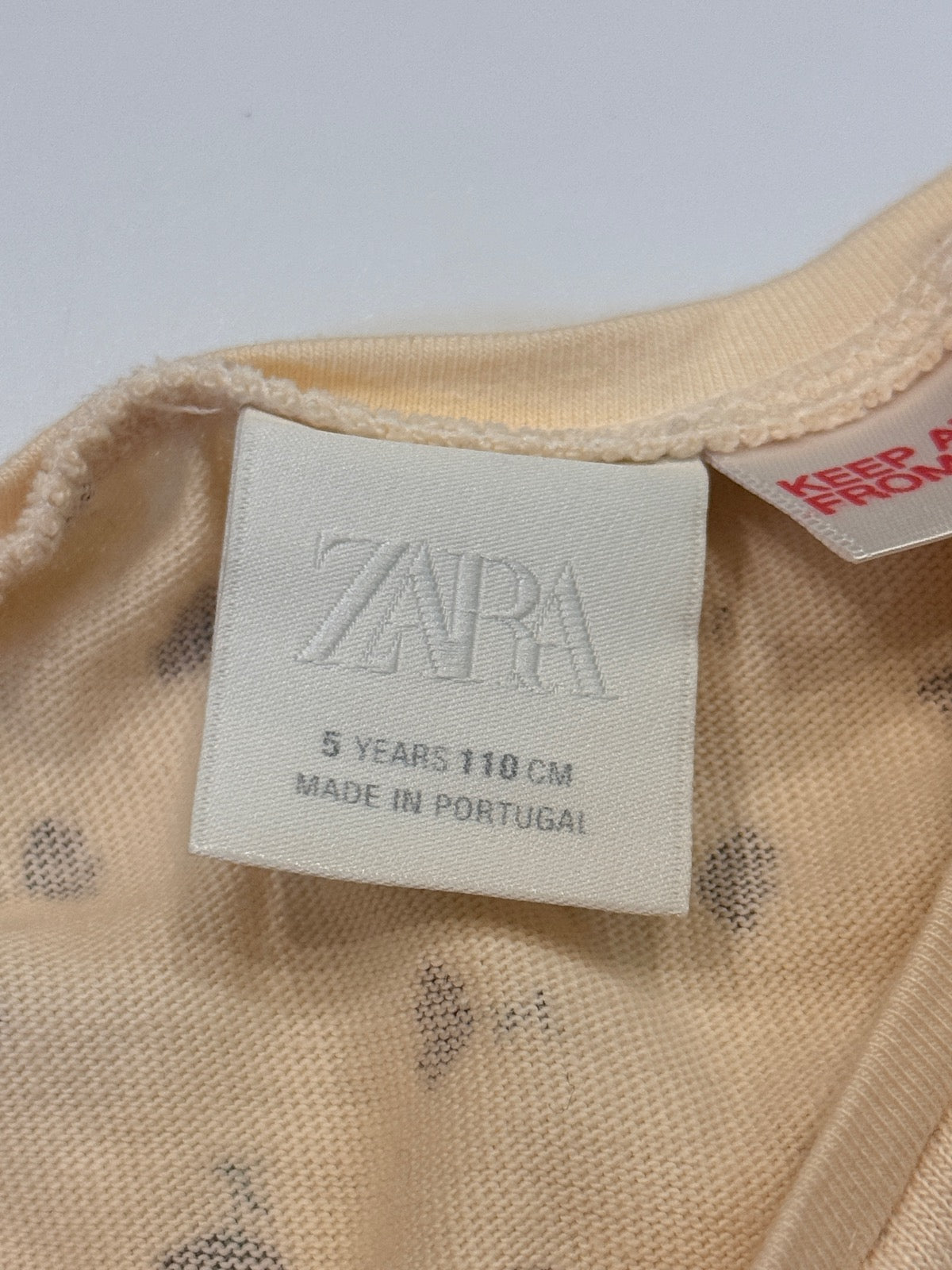 Zara Floral Peplum Top Size 4-5Y