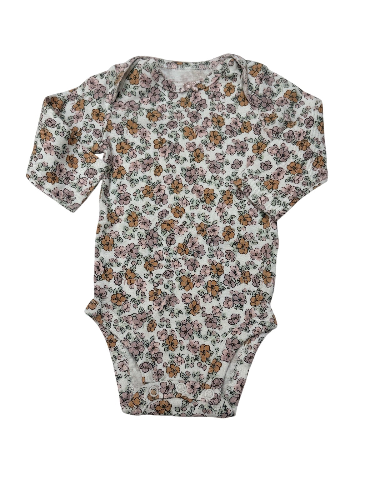 Carter's Floral Long Sleeve Bodysuit 3M