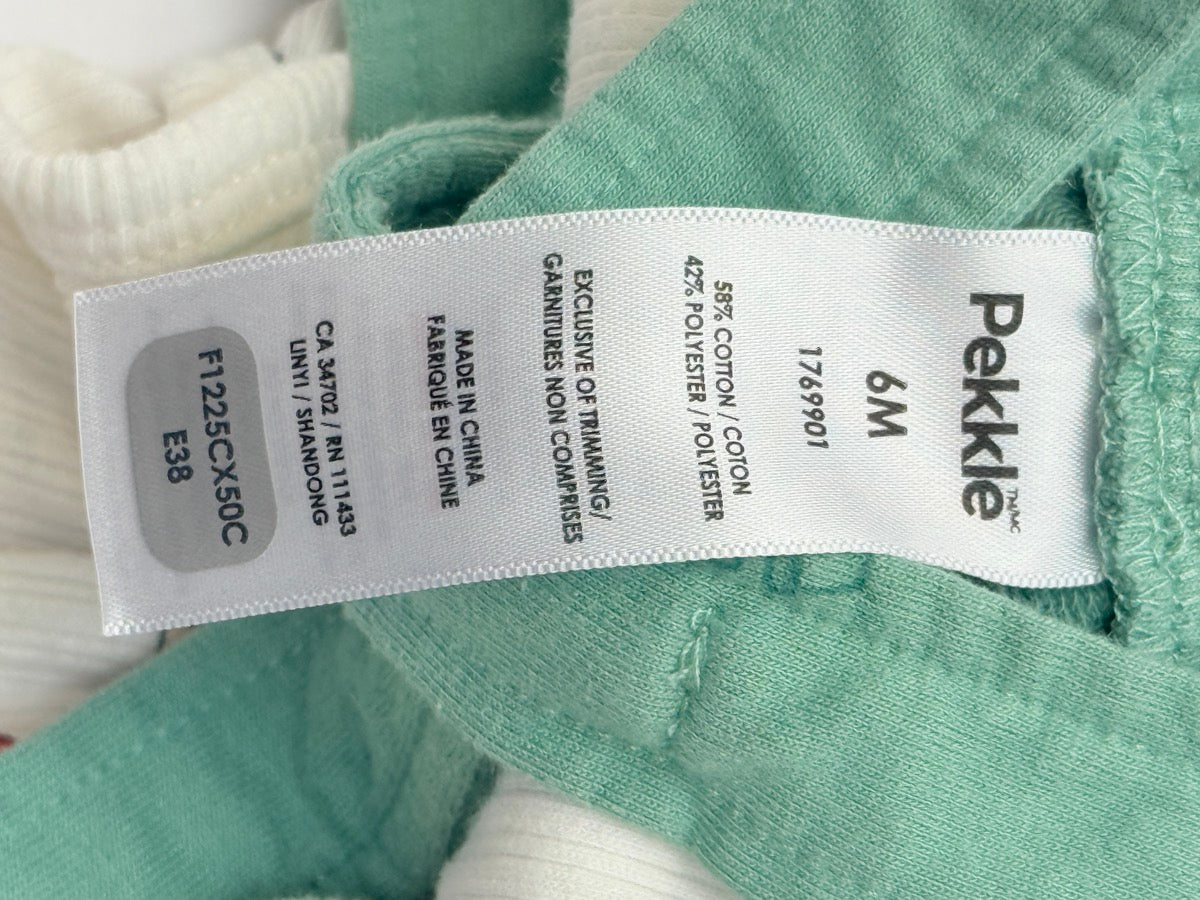 Pekkle Taco Overalls & Bodysuit Set 6M