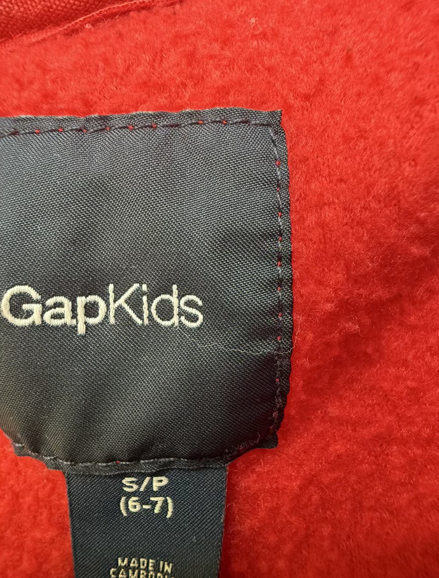 GapKids Red Zip Hoodie Size S (6-7)