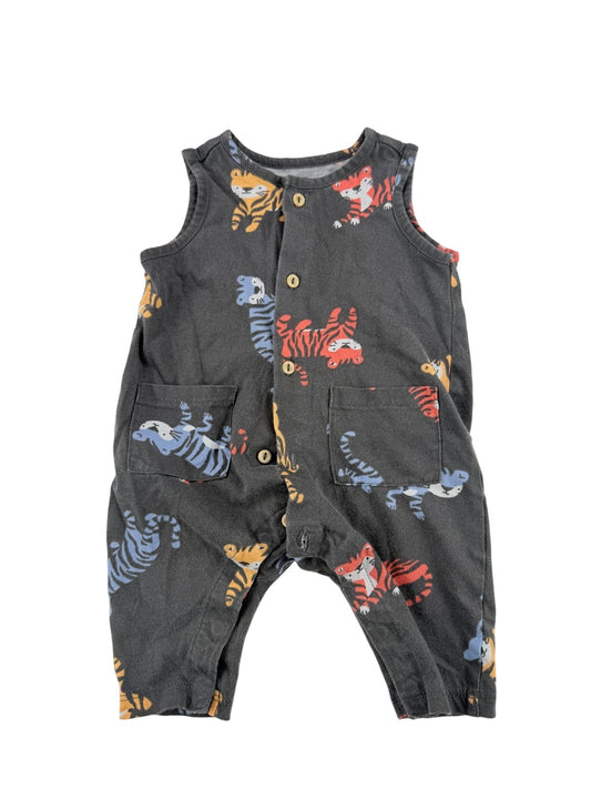 H&M Tiger Print Romper Size 1-2M