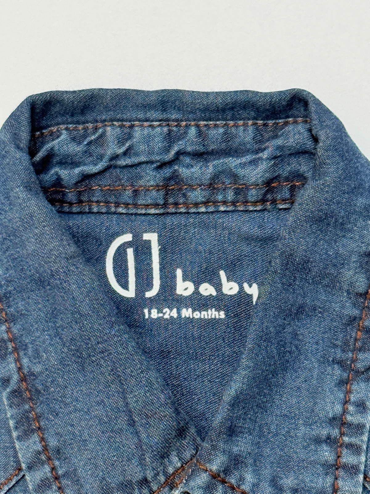 GJ Baby Denim Snap Shirt 18-24 Months