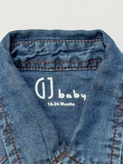 GJ Baby Denim Snap Shirt 18-24 Months