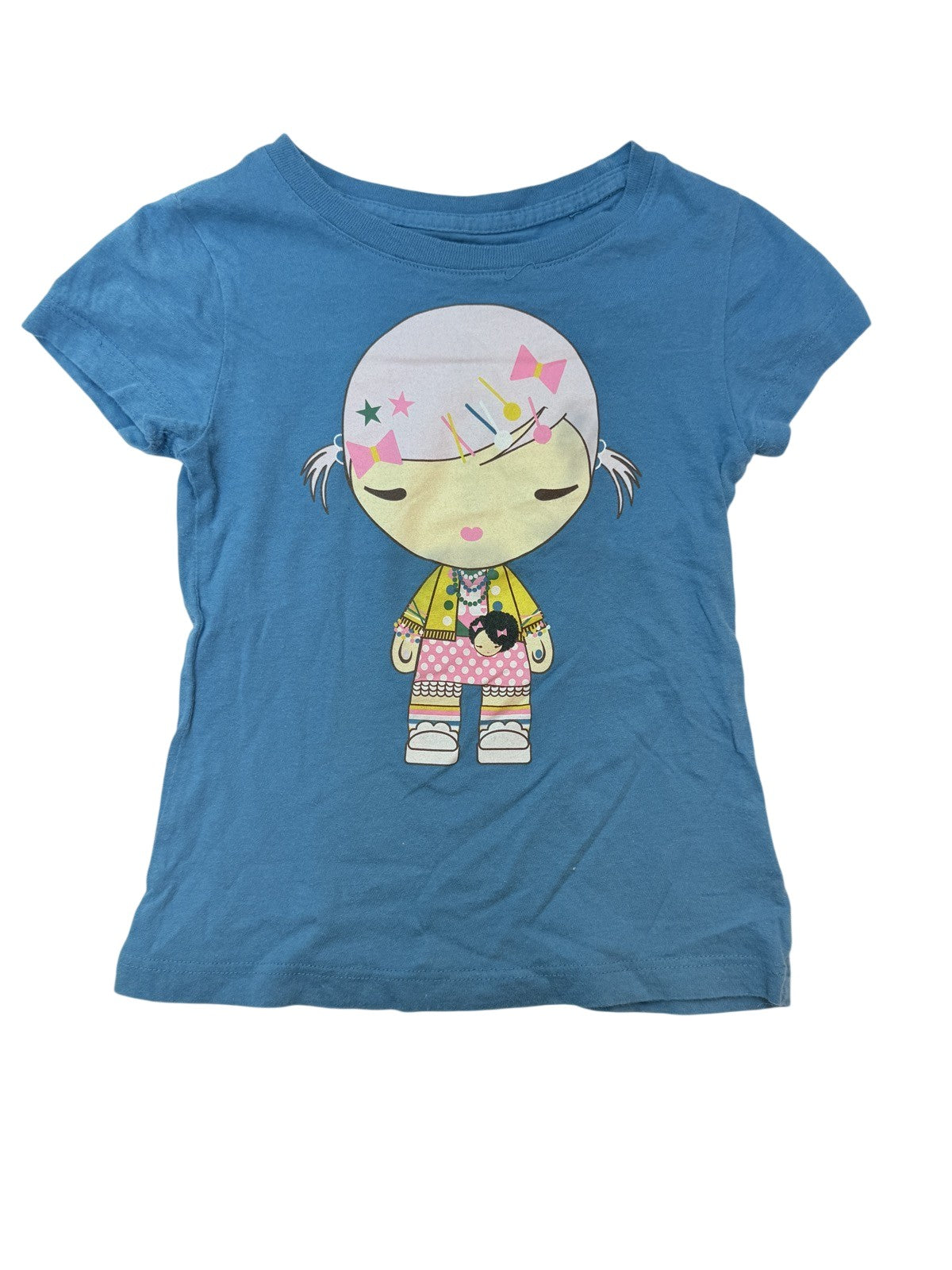 Harajuku Lovers Blue Graphic Tee Size 4