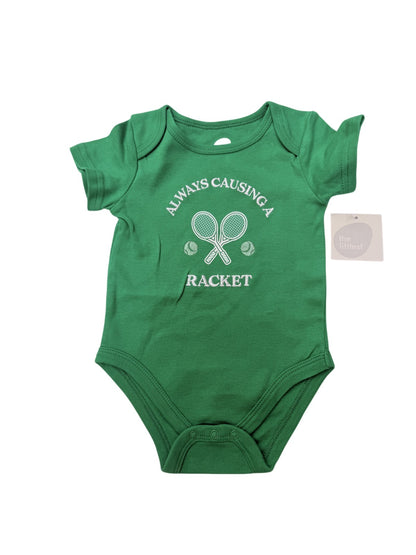 NWT - The Littlest Tennis Racket Bodysuit 3-6M