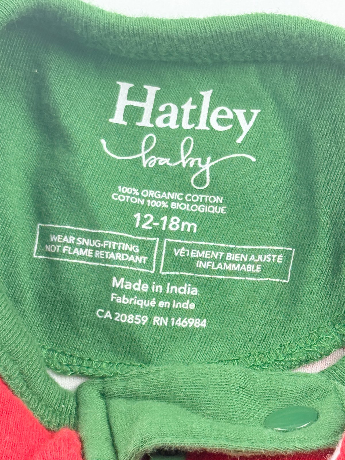 Hatley Baby Yeti Christmas Sleeper 12-18M