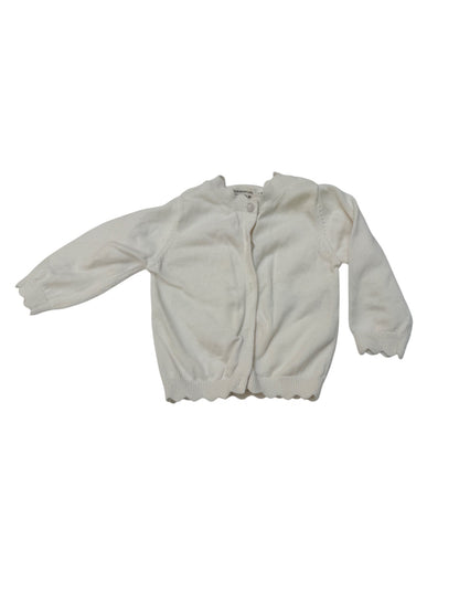 Primark Cares White Scalloped Cardigan 3-6M