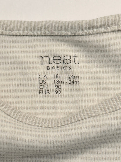 Nest Basics Striped Long Sleeve Top 18-24M