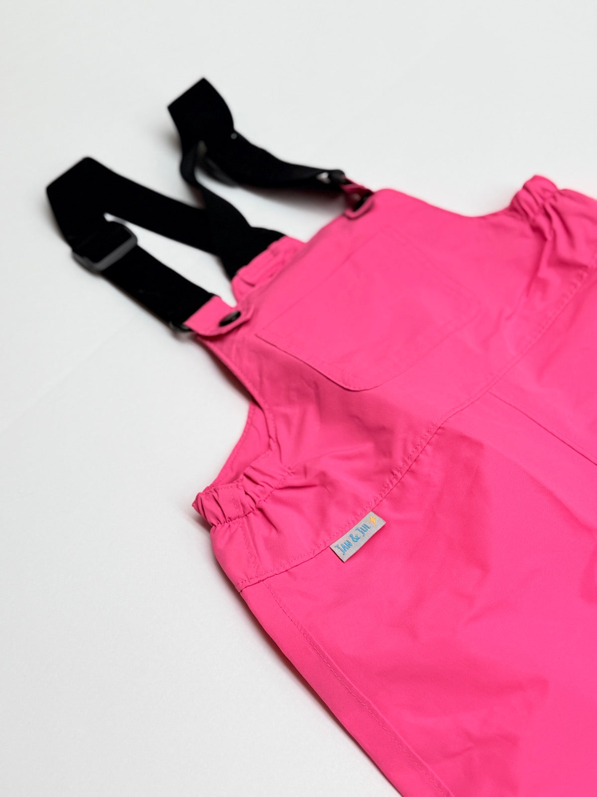 Jan & Jul Pink Rain Overalls Bibs 3T