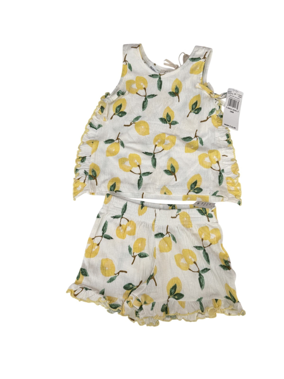 Jessica Simpson Lemon Print 2-Piece Set 18M