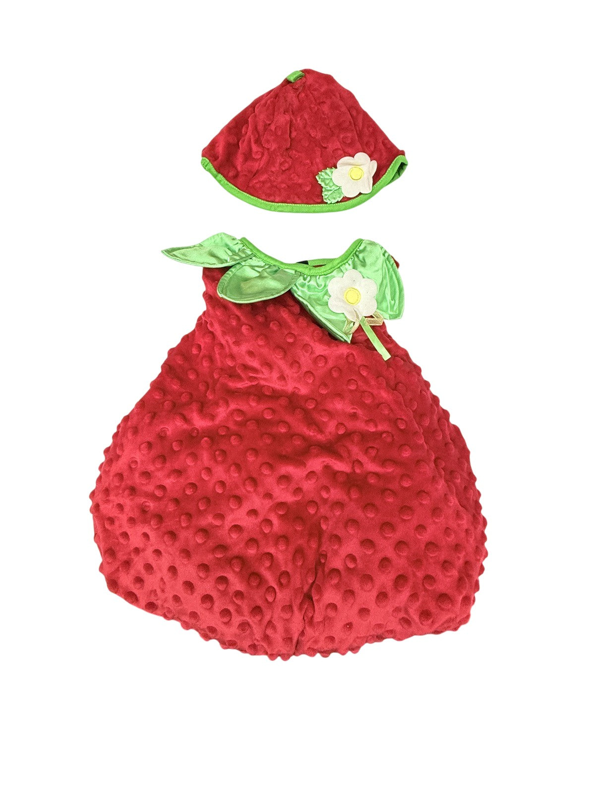 Fun of a Kind Strawberry Costume Dress Set 18M