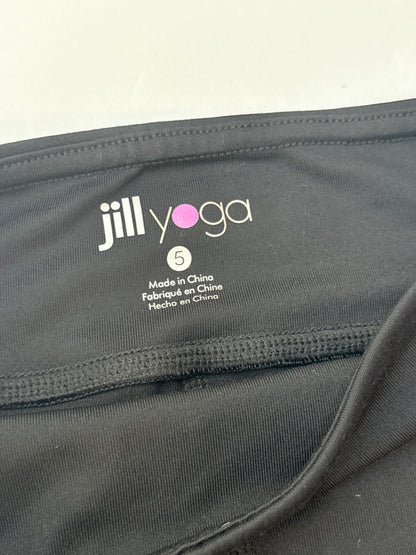 New with tags- Jill Yoga Black Bike Shorts Size 5