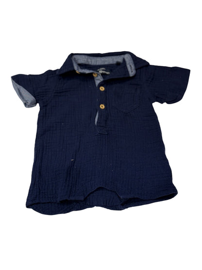 Ben Sherman Navy Polo Shirt 3-6M