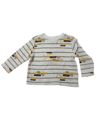 Old Navy Waffle Knit Truck Shirt 12-18M