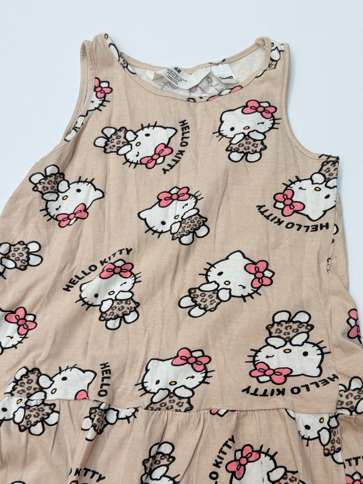 H&M Hello Kitty Print Tank Dress Size 6-8Y