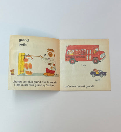 Vintage 1982 - Richard Scarry Grand et Petit