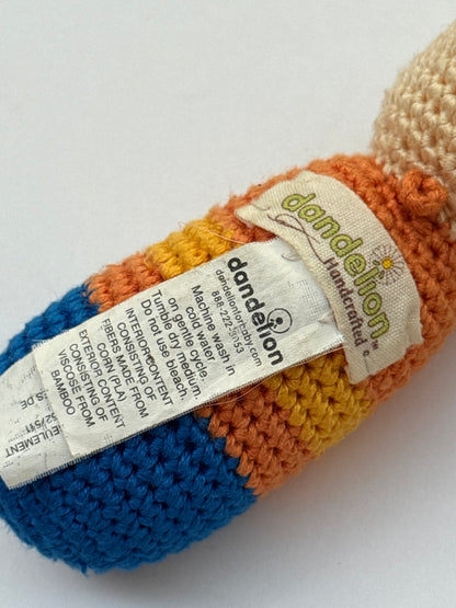 Dandelion Handcrafted Crochet Person Rattle Toy