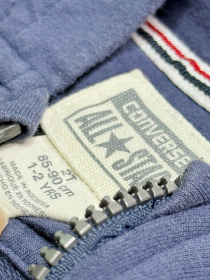 Converse All Star Blue Zip Hoodie 2T