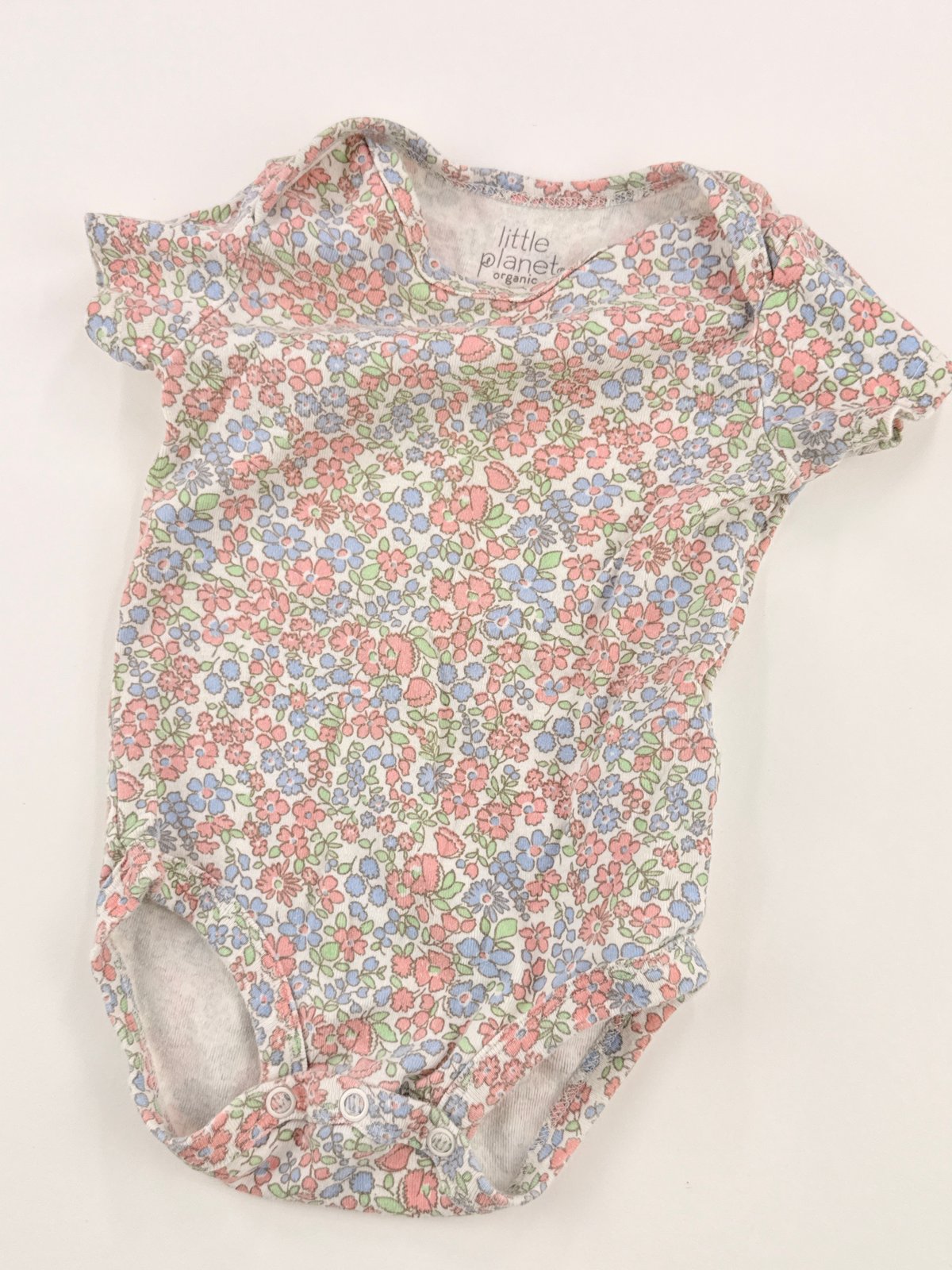 Little Planet by Carter's Floral Bodysuit 6M
