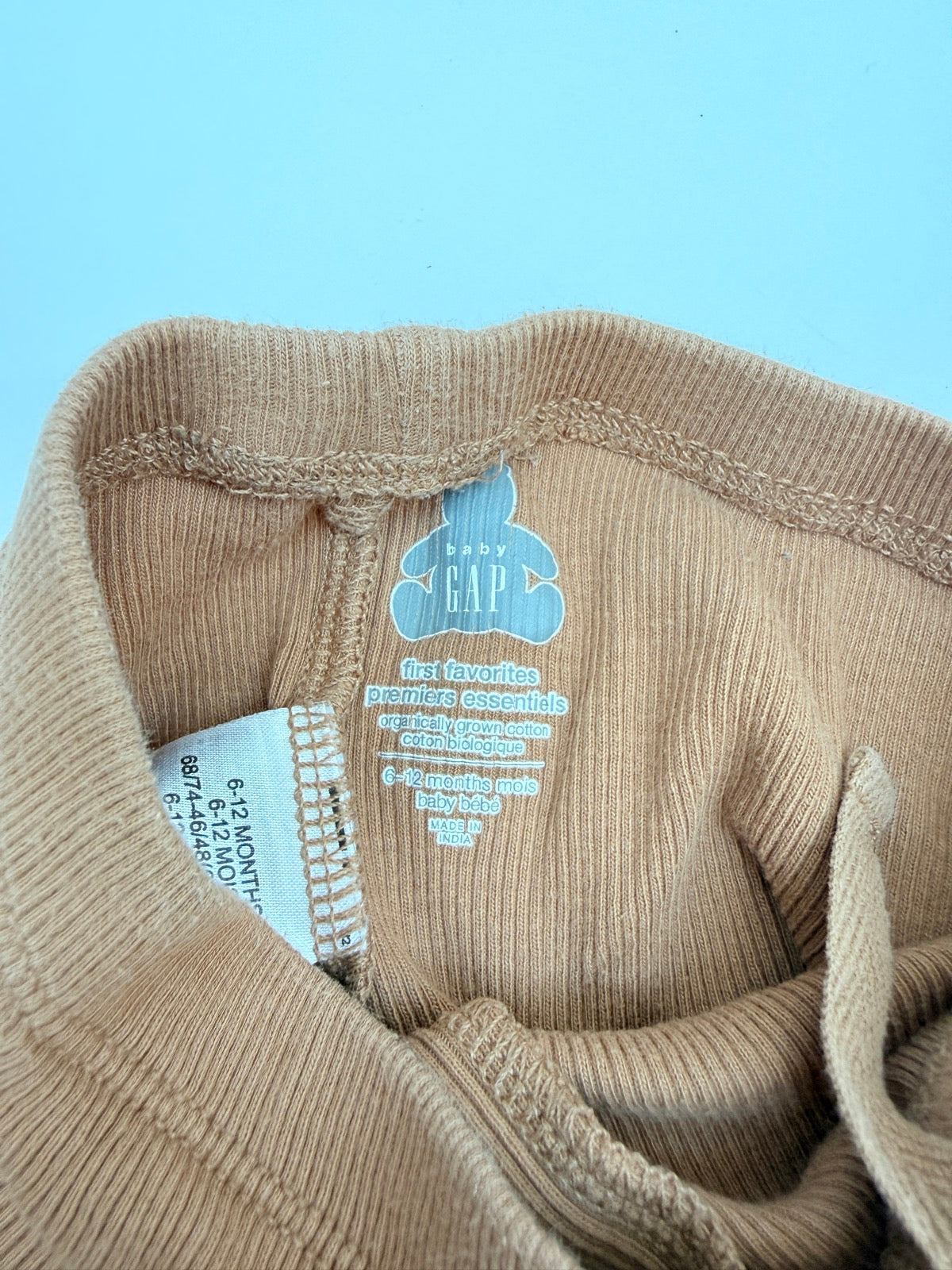 Baby Gap Ribbed Joggers Brown 6-12M
