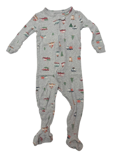 Baby Gap Truck Print Footed Sleeper 12-18M
