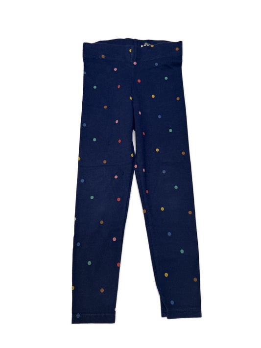 Mini Boden Navy Polka Dot Leggings 5-6Y