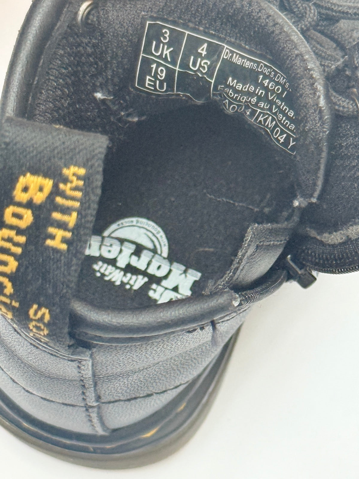Dr. Martens 1460 Black Leather Boots Toddler 4