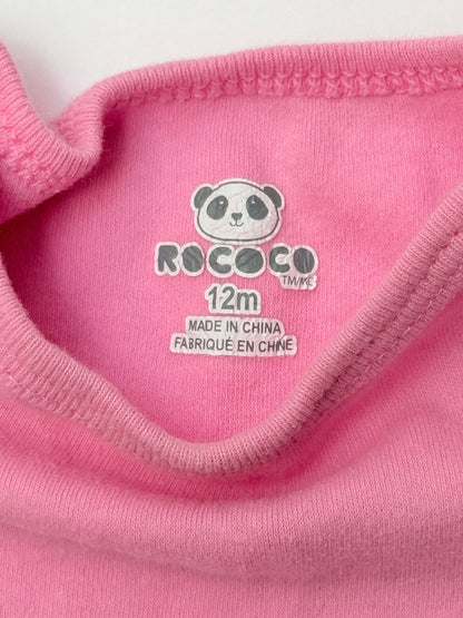 Rococo Pink Bodysuit 12M