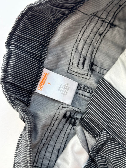 Gymboree Gray Striped Pants Size 7