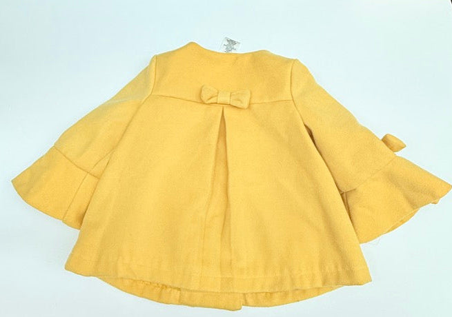 Max Studio Yellow Peacoat Girls 4T