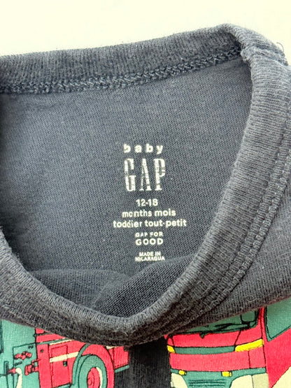 Baby Gap Fire Truck T-Shirt 12-18M