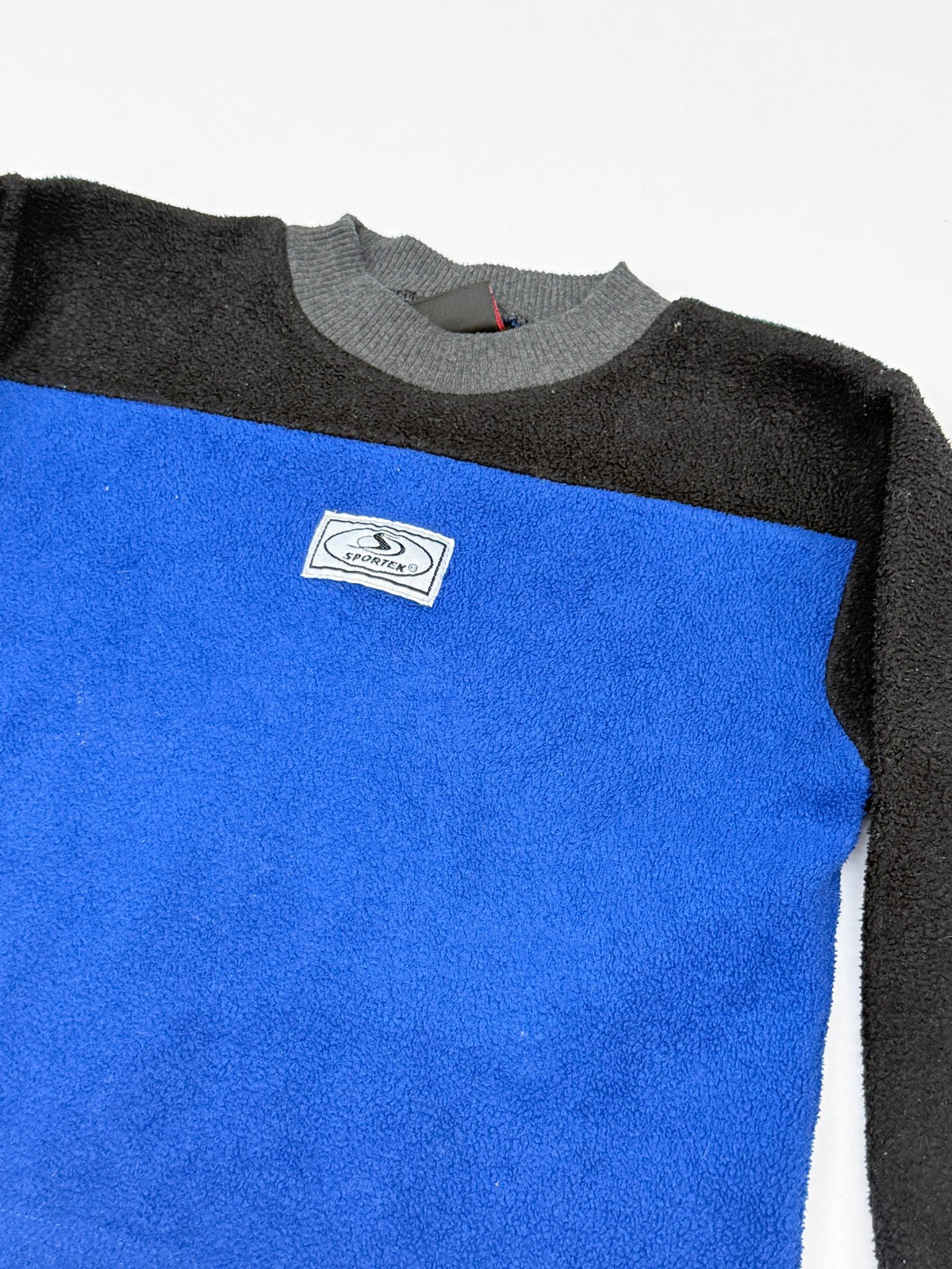Sportek Colorblock Fleece Pullover Sweatshirt 3T