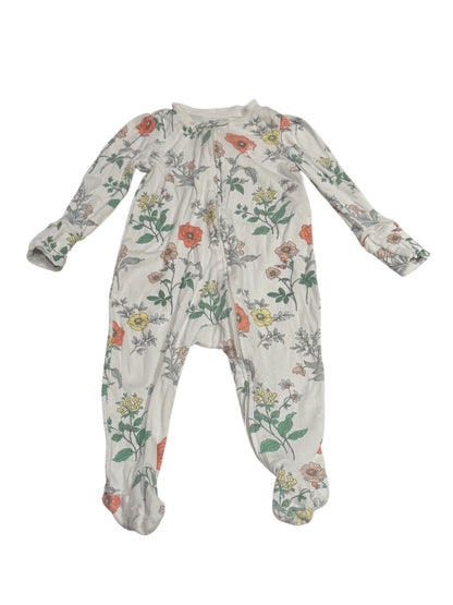 Baby Gap Floral Footed Sleeper 6-9m