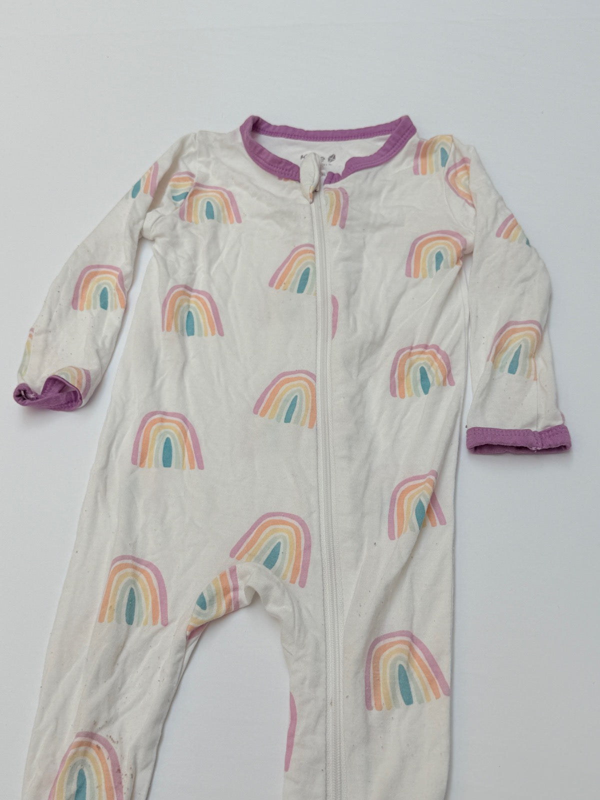 Kyte Baby Rainbow Footed Sleeper 6-12M