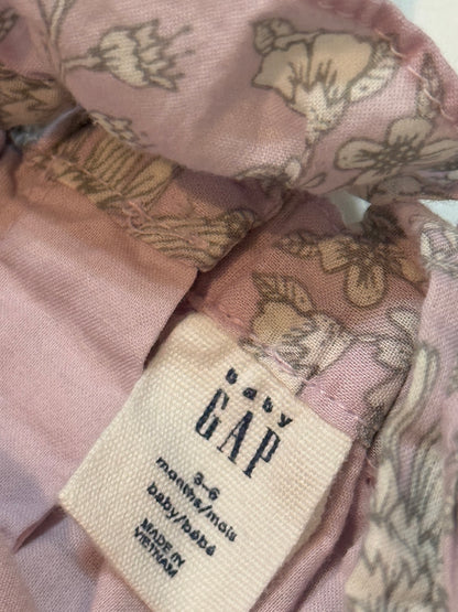 Baby Gap Floral Pink Dress 3-6m