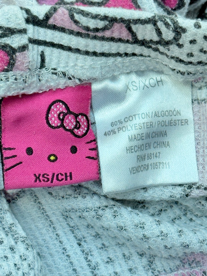 Hello Kitty Thermal Pajama Set Size XS