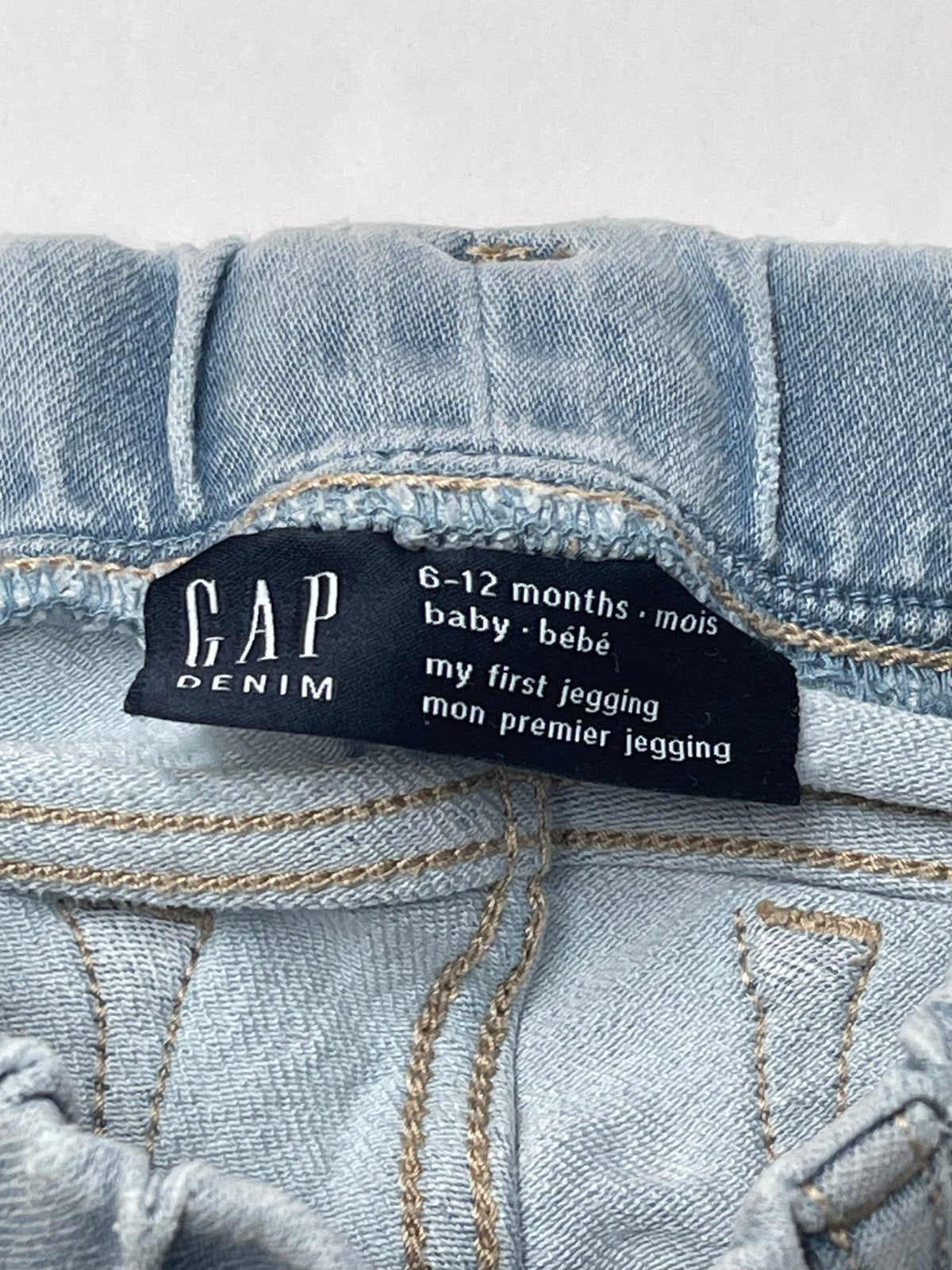 Gap Denim My First Jegging Light Wash Jeans 6-12M