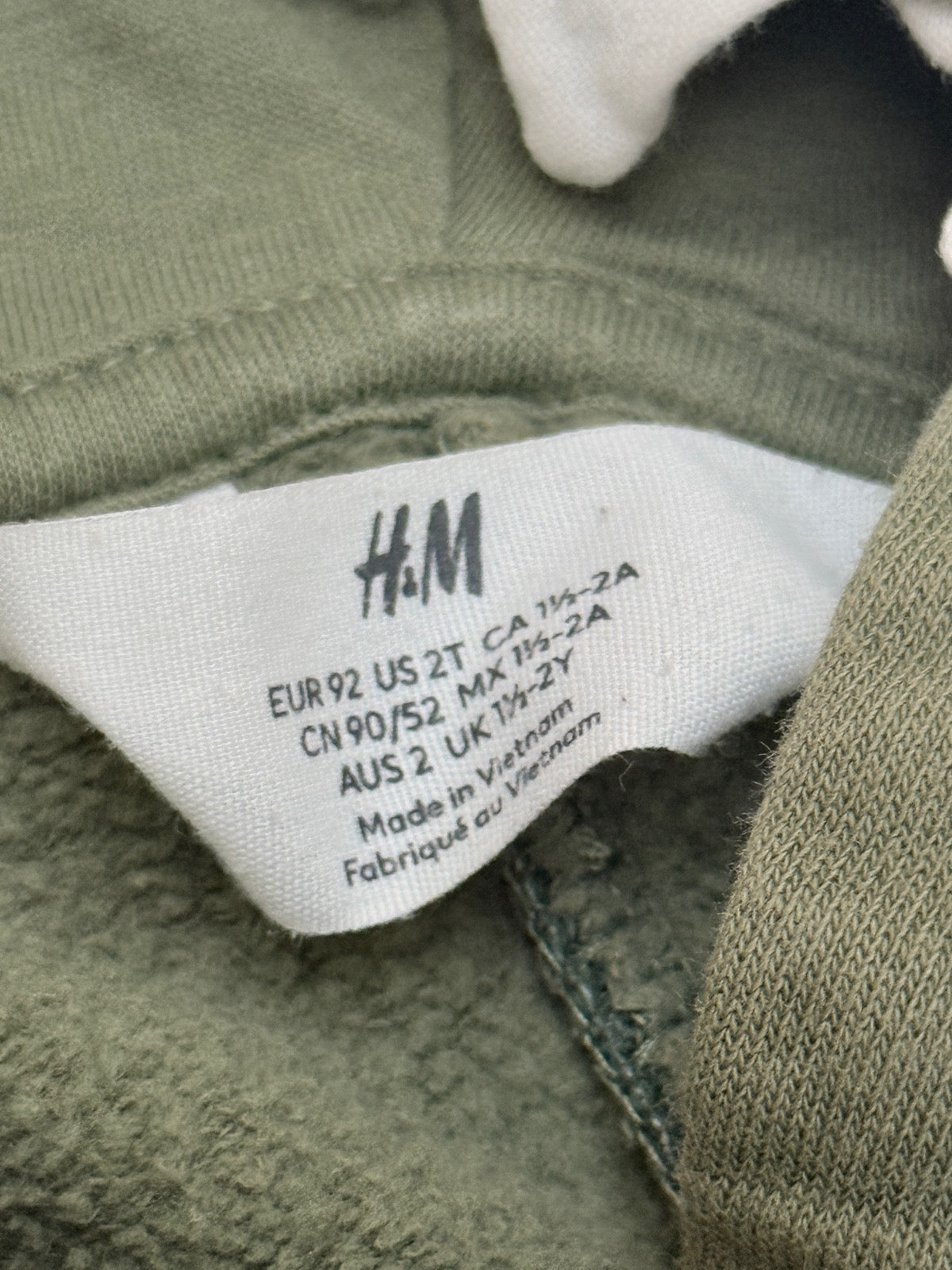 H&M Dinosaur Zip Hoodie 2T