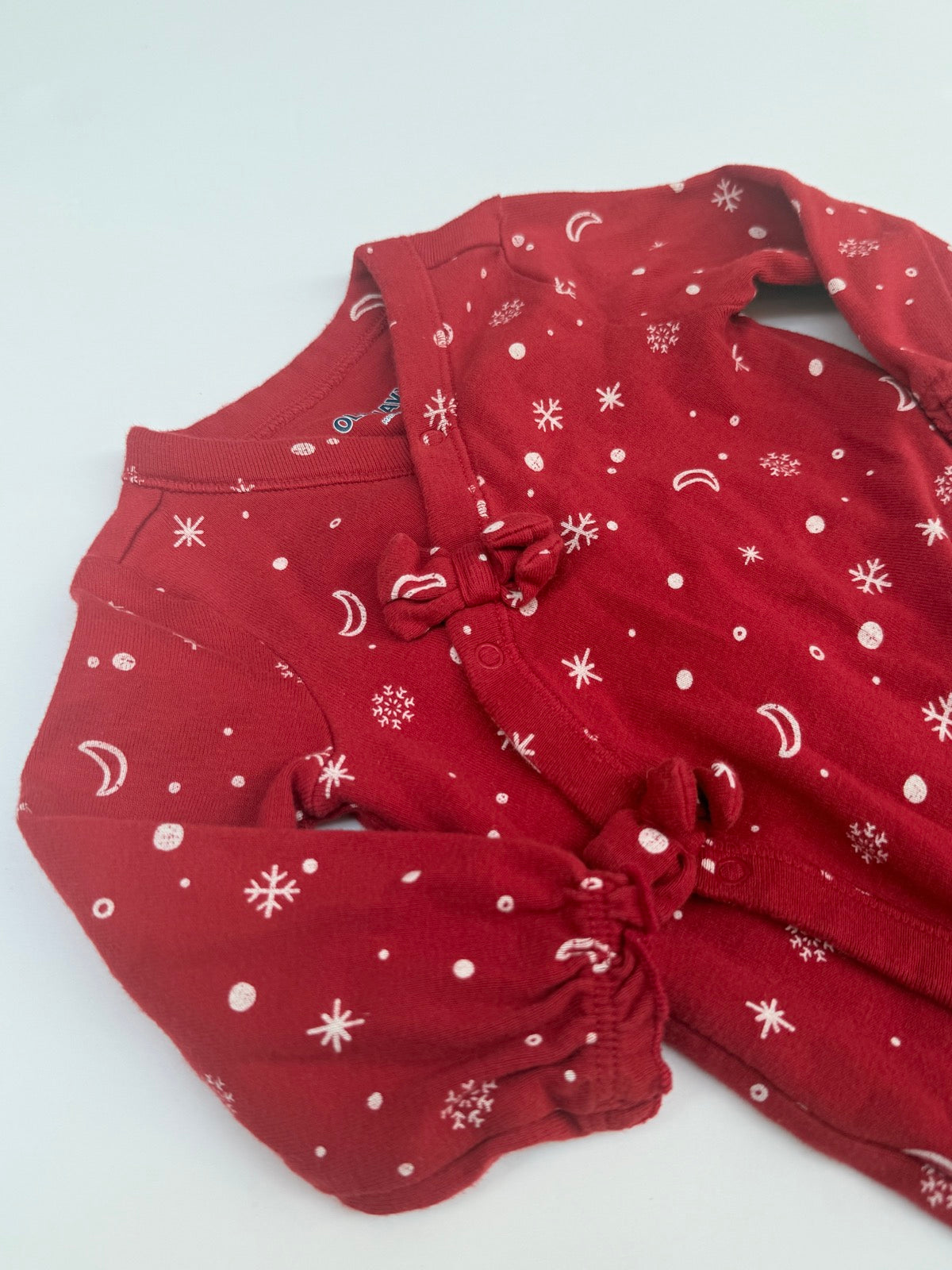 Old Navy Snowflake Print Sleep Dress 3-6M