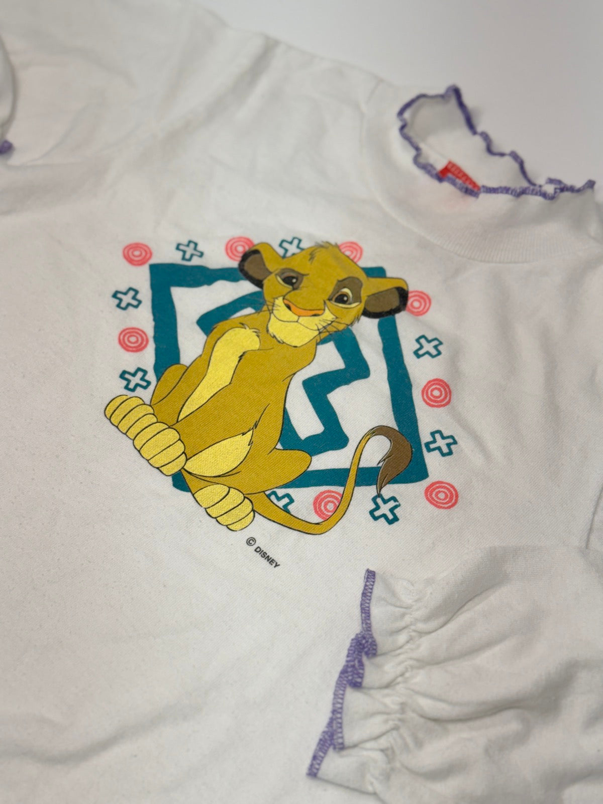 Vintage Disney Lion King White T-Shirt Size 6X