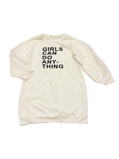 Unknown Girls Can Do Anything Sweatshirt 6-7Y
