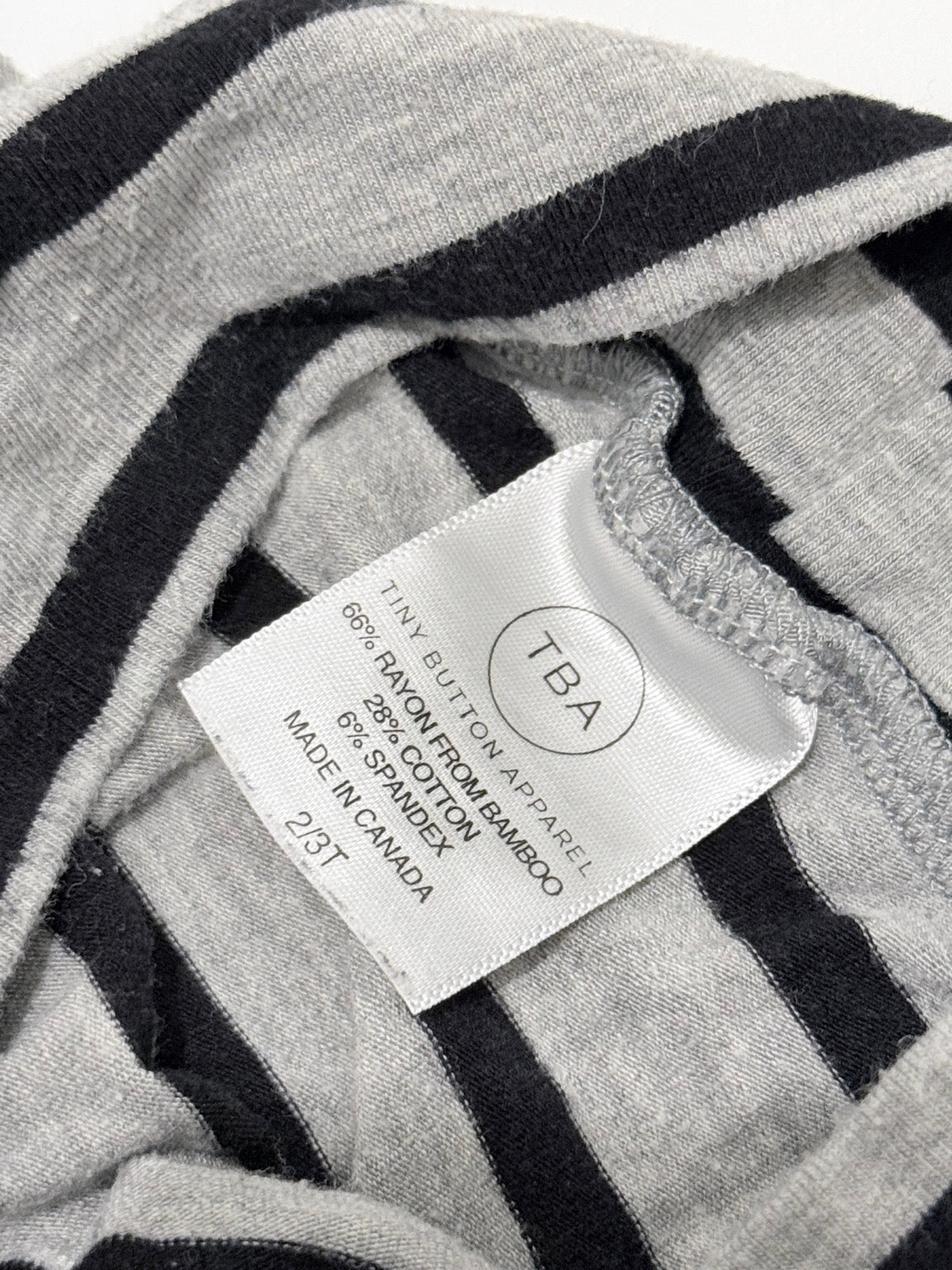 Tiny Button Apparel Striped Harem Joggers 2/3T
