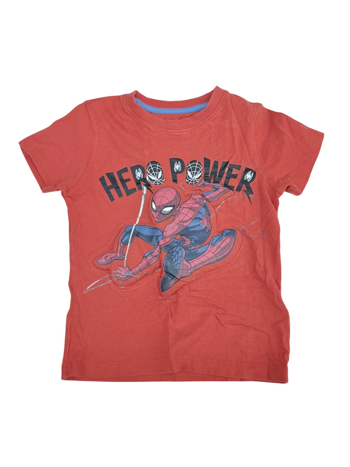 M&S Marvel Puffy Spider-Man Hero Power T-Shirt 4-5Y